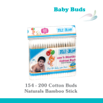200 Cotton natural Bamboo Stick Buds