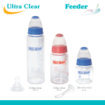 Ultra Clear Borosilicate Glass Feeding Bottle