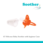 Silicon Baby Soother With Hygienic Case