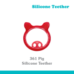 Pig Silicone Teether