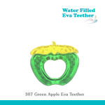Water Filled Eva Green Apple  Teether