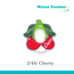 Toy Cherry Water Teether