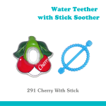 Cherry Royal Water Teether With Stick